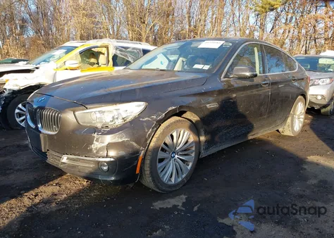 2016 BMW 535I Gran Turismo z USA, uszkodzony, nr VIN WBA5M2C5XGGH99400